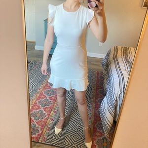 White “Bridal Shower” Shift Dress